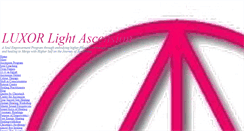 Desktop Screenshot of luxorlightascension.com