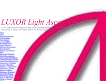 Tablet Screenshot of luxorlightascension.com